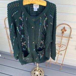 Vintage Chevelle sequin knit sweater